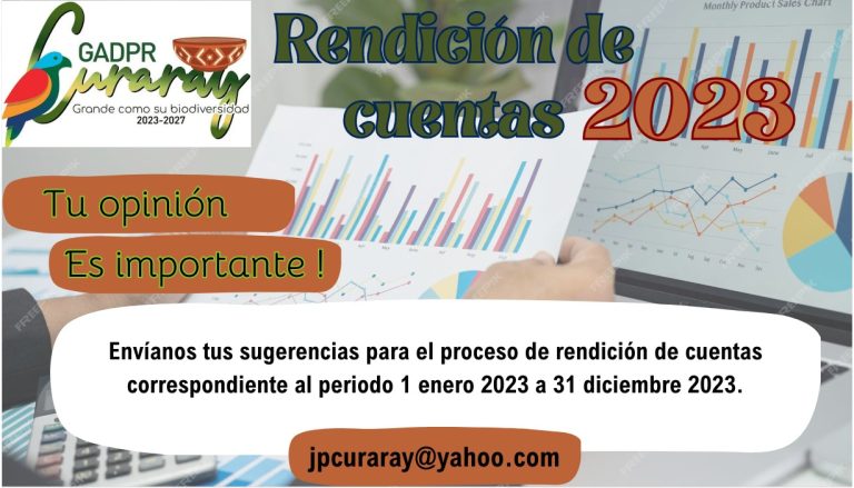 Rendición de cuentas año 2023